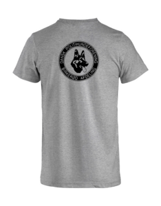 Politihunde Birkerød afdeling - T-shirt Herre (GRÅ)