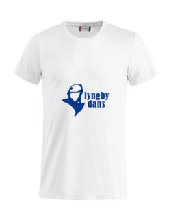 Clique hvid T-shirt - Lyngby Dans