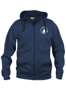 Basic Hoody Full Zip (Kajakklubben Esrum Sø)